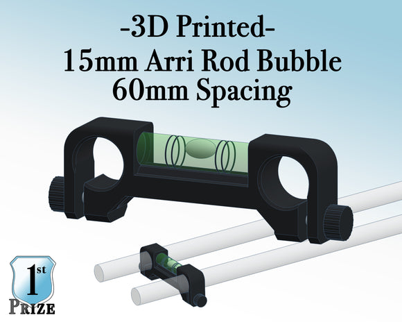 15mm Arri Rod Bubble Level - 60mm Spacing