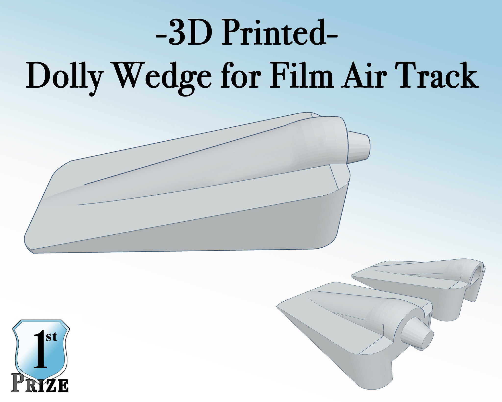 Dolly Wedge for Film Air Track – 1st Prize Industries